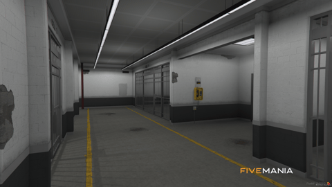 FIVEM Vinewood Police Department | Detailed Police Station MLO | Interior & Exterior | Offices & Jail Cells | Parking Garage | Add-On | Optimized | Fivem Ready | High Quality — image 23