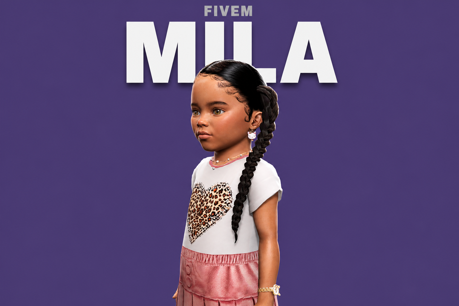 Mila | Female Ped | Multiple Outfits | Optimized & Fivem Ready [Add-On]