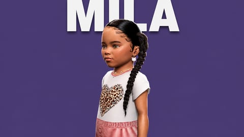 Mila | Female Ped | Multiple Outfits | Optimized & Fivem Ready [Add-On] cover