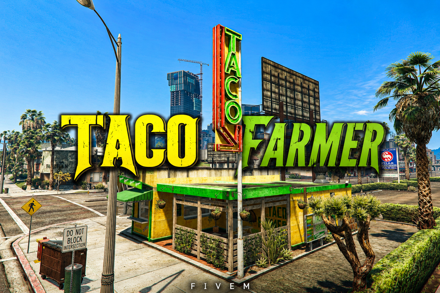FIVEM Taco Farmer | Vibrant Mexican Restaurant MLO | Interior & Exterior | Full Kitchen | Dining Area | Custom Props | Add-On | Optimized | Fivem Ready | High Quality