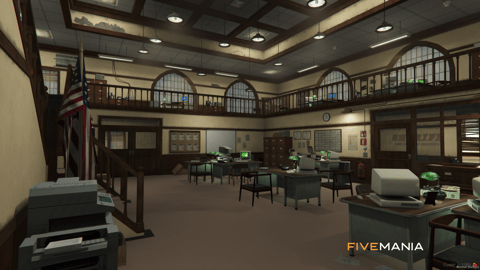 FIVEM Davis Sheriff Department | Lore-Friendly Sheriff's Department MLO | Interior & Exterior | Add-On | Optimized | Fivem Ready | High Quality — image 15
