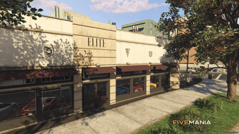 FIVEM Elite Autos Dealership | Luxury Car Showroom MLO | Interior & Exterior | Showroom, Office & Garage | Add-On | Optimized | Fivem Ready | High Quality — image 2