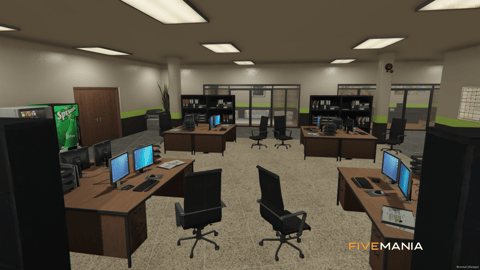 FIVEM Gruppe Sechs Headquarters | Lore-Friendly Corporate Headquarters MLO | Interior & Exterior | Multiple Offices | Meeting Rooms | Locker Rooms | Add-On | Optimized | Fivem Ready | High Quality — image 7