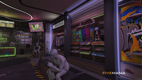 FIVEM Weed Shop | Modern Cannabis Dispensary MLO | Interior & Exterior | Custom Props & Neon Lighting | Add-On | Optimized | Fivem Ready | High Quality — image 12
