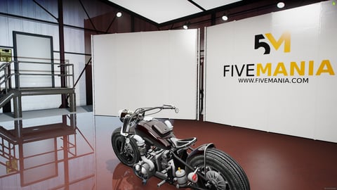 FIVEM Bm | Custom Cruiser Motorcycle [Unbadged] Add-On | Working Lights | High Quality Model | Add-On | Optimized | Fivem Ready | High Quality — image 8