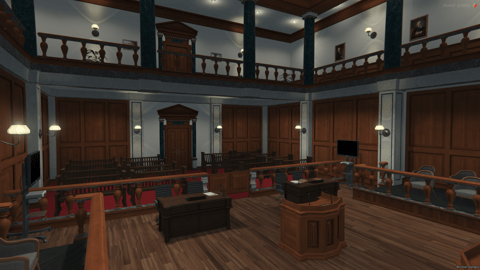FIVEM Townhall | Grand Civic Building MLO | Interior & Exterior | Offices | Meeting Room | Courtroom | Add-On | Optimized | Fivem Ready | High Quality — image 6