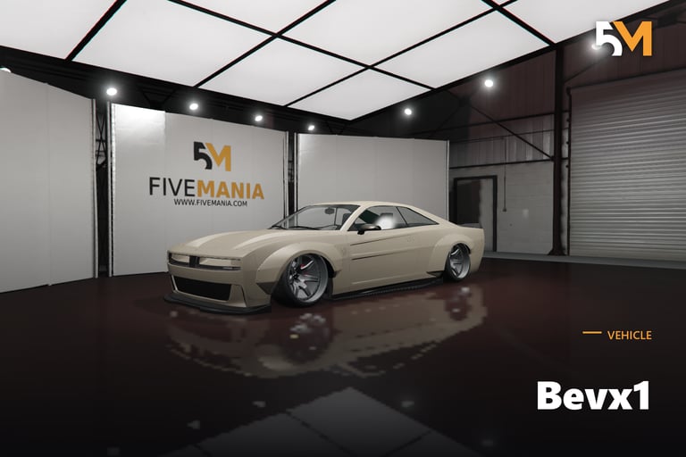 FIVEM Bevx1, Custom Sports Car [Unbadged] Add-On