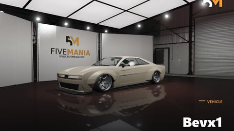 FIVEM Bevx1 | Custom Sports Car [Unbadged] Add-On | Custom Widebody | Tuning Parts | Add-On | Optimized | Fivem Ready | High Quality cover