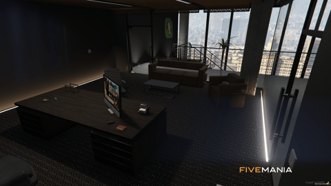 FIVEM Pent House | Luxury Modern Residence MLO | Interior & Exterior | Multiple Rooms | Panoramic Views | Add-On | Optimized | Fivem Ready | High Quality — image 12