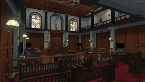 FIVEM Townhall | Grand Civic Building MLO | Interior & Exterior | Offices | Meeting Room | Courtroom | Add-On | Optimized | Fivem Ready | High Quality — image 5