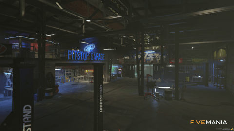 FIVEM Pitstop Hub | Custom Mechanic Shop MLO | Interior & Exterior | Detailed Garage | Lounge Area | Add-On | Optimized | Fivem Ready | High Quality — image 7