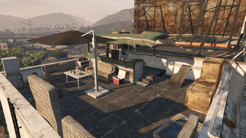 FIVEM Marabunta Hideout V2 | Detailed Gang Hideout MLO | Interior & Exterior | Bar & Office | Rooftop Access | Add-On | Optimized | Fivem Ready | High Quality — image 4