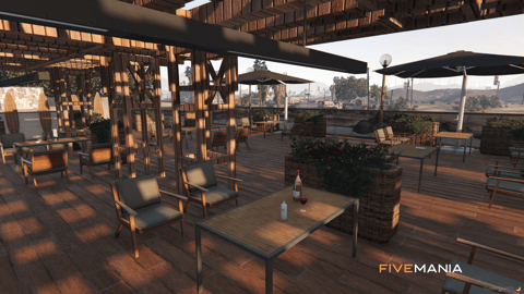 FIVEM Drive In Cinema | Waterfront Entertainment MLO | Outdoor Cinema Screen | Beach Bar & Lounge | Parking Area | Add-On | Optimized | Fivem Ready | High Quality — image 8