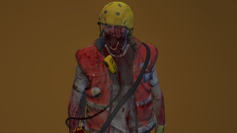 Victor | FiveM Male Ped | Undead Worker | Multiple Outfits | Optimized & Fivem Ready [Add-On], image 4