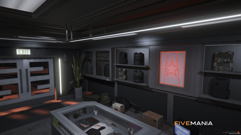 FIVEM Ammunation Small Reworked | Reworked Gun Store MLO | Interior & Exterior | Custom Props | Add-On | Optimized | Fivem Ready | High Quality — image 11