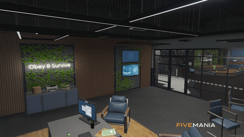FIVEM Mission Row Pd V4 | Modern Police Station MLO | Interior & Exterior | Multiple Rooms | Control Room | Jail Cells | Add-On | Optimized | Fivem Ready | High Quality — image 18