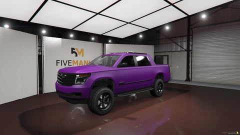 FIVEM Chevrolet Tahoe 4th Gen | Lore Friendly Utility Truck Add-On | Working Lights | Custom Bed | Optimized | Fivem Ready | High Quality, image 3