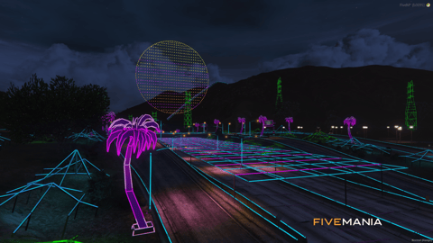 FIVEM Roads Cyberpunk Style | Futuristic Map Enhancement | Custom Textures | Neon Lighting | Environment Overhaul | Add-On | Optimized | Fivem Ready | High Quality — image 5