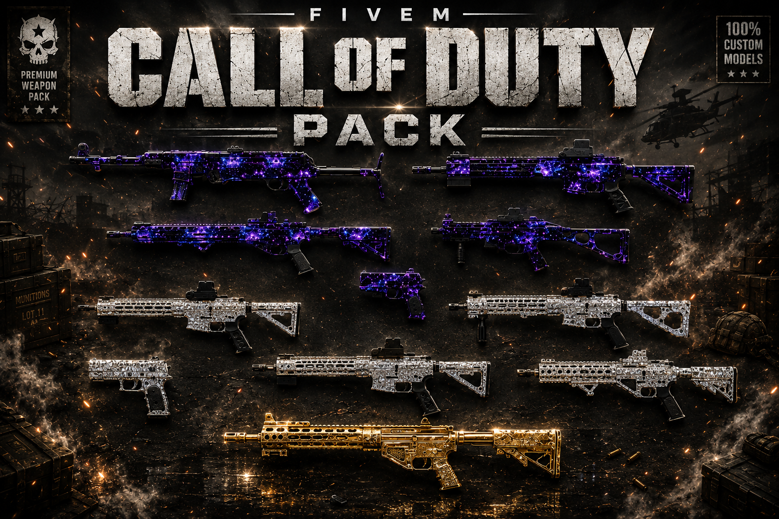 FiveM Call of Duty Weapon Pack [11 Weapons] Add-On