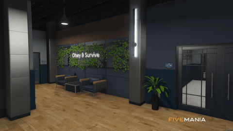 FIVEM Mission Row Pd V4 | Modern Police Station MLO | Interior & Exterior | Multiple Rooms | Control Room | Jail Cells | Add-On | Optimized | Fivem Ready | High Quality — image 39