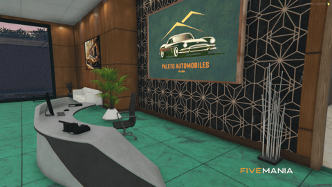 FIVEM Paleto Cardealer | Modern Vehicle Dealership MLO | Interior & Exterior | Showroom & Garage | Conference Room | Add-On | Optimized | Fivem Ready | High Quality — image 8