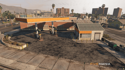 FIVEM Los Santos Block | Comprehensive Map Edit | Residential Homes | Gas Station | Custom Interior | Add-On | Optimized | Fivem Ready | High Quality — image 5