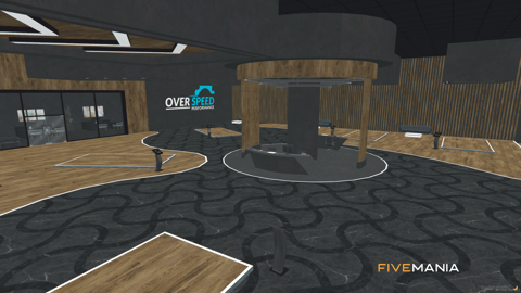 FIVEM Overspeed Mechanic Shop | Premium Mechanic Shop MLO | Interior & Exterior | Rooftop Helipads | Custom Office | Multiple Bays | Add-On | Optimized | Fivem Ready | High Quality — image 5