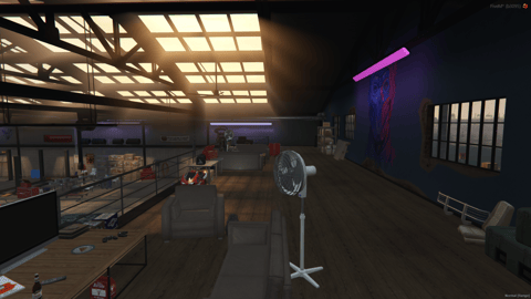 FIVEM Tunersshop Mechanic | Custom Mechanic Shop MLO | Interior & Exterior | Tuning Bays | Lounge Area | Office Space | Add-On | Optimized | Fivem Ready | High Quality — image 12