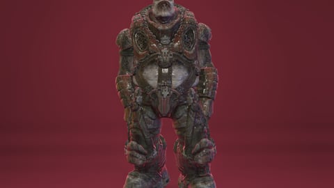 Locustboomer | FiveM Male Ped | Armored Monster | Multiple Outfits | Optimized & Fivem Ready [Add-On], image 5
