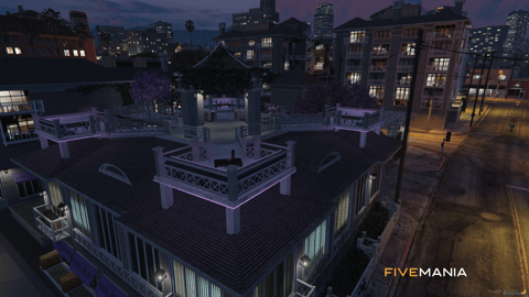FIVEM Mirror Restaurant | Luxury Multi-Level Restaurant MLO | Interior & Exterior | Outdoor Bar | Rooftop Lounge | Custom Props | Add-On | Optimized | Fivem Ready | High Quality — image 16