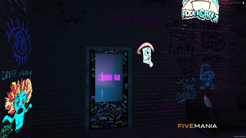 FIVEM Simmet Alley Town | Vibrant Alleyway & Nightlife Hub | Interior & Exterior | Multiple Businesses | Nightclub MLO | Add-On | Optimized | Fivem Ready | High Quality — image 9
