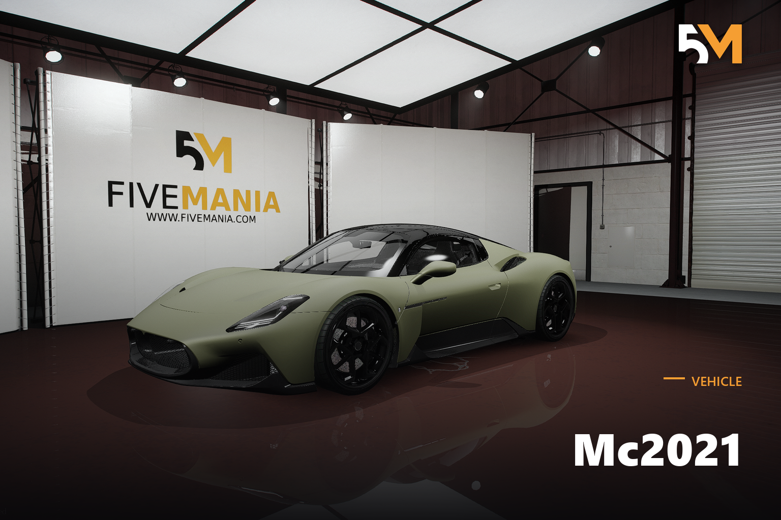 FIVEM Mc2021 | Realistic Sports Car [Badged] Add-On | Optimized | Fivem Ready | High Quality