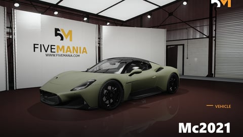 FIVEM Mc2021 | Realistic Sports Car [Badged] Add-On | Optimized | Fivem Ready | High Quality cover