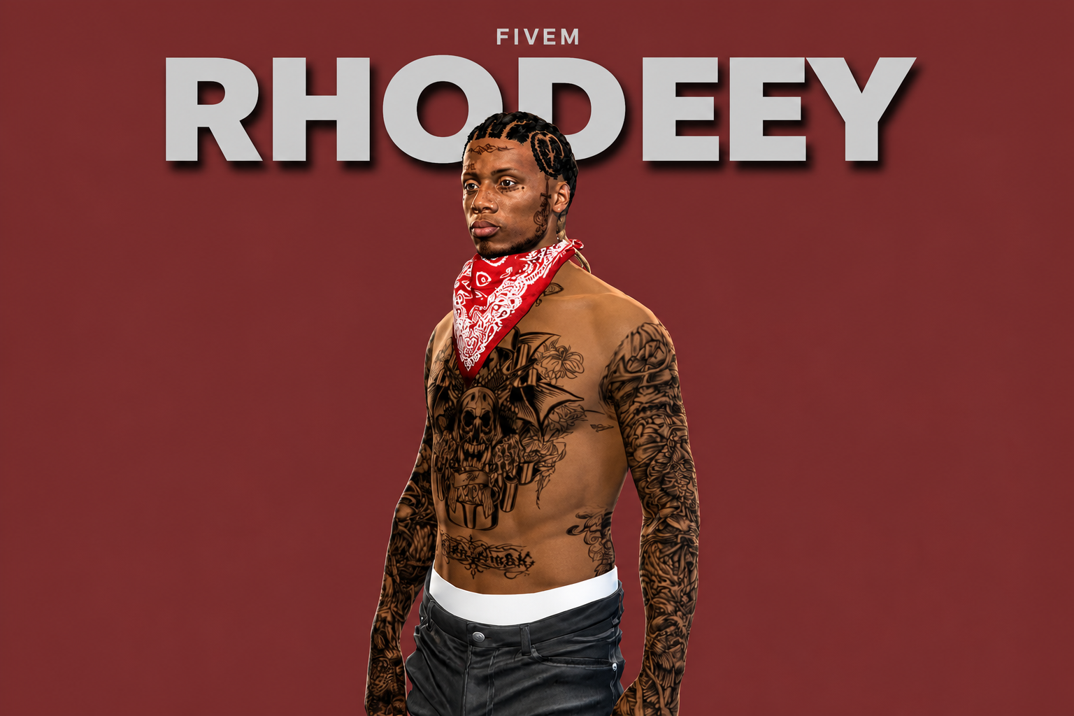 Rhodeey | Male Ped | Multiple Outfits | Optimized & Fivem Ready [Add-On]