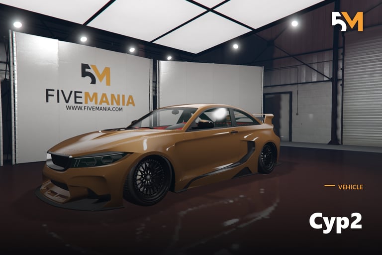 FIVEM Cyp2, Realistic Sports Car [Unbadged] Add-On