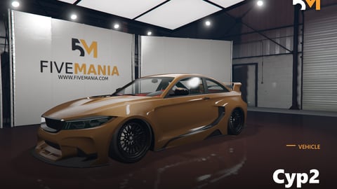 FIVEM Cyp2 | Realistic Sports Car [Unbadged] Add-On | Custom Body Kit | Spoiler | Custom Wheels | Red Interior Accents | Add-On | Optimized | Fivem Ready | High Quality cover