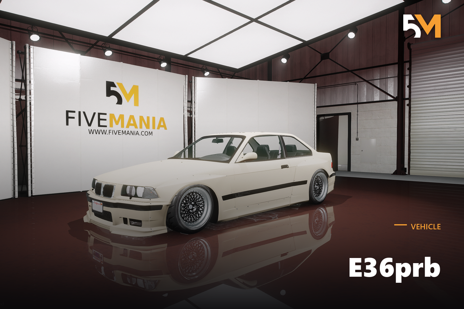 FIVEM E36prb | Realistic Sports Car [Badged] Add-On | Optimized | Fivem Ready | High Quality