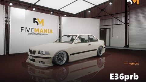 FIVEM E36prb | Realistic Sports Car [Badged] Add-On | Optimized | Fivem Ready | High Quality cover