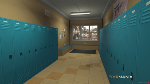 FIVEM Sandy University | Immersive University MLO | Interior & Exterior | Classrooms | Lockers | Lobby | Add-On | Optimized | Fivem Ready | High Quality — image 19