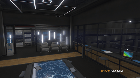 FIVEM Mission Row Pd V4 | Modern Police Station MLO | Interior & Exterior | Multiple Rooms | Control Room | Jail Cells | Add-On | Optimized | Fivem Ready | High Quality — image 42
