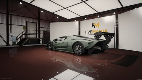 FIVEM Eza | Realistic Sports Car [Unbadged] Add-On | Custom Spoiler | Performance Wheels | Add-On | Optimized | Fivem Ready | High Quality — image 8