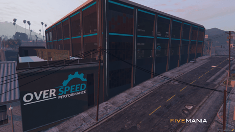FIVEM Overspeed Mechanic Shop | Premium Mechanic Shop MLO | Interior & Exterior | Rooftop Helipads | Custom Office | Multiple Bays | Add-On | Optimized | Fivem Ready | High Quality — image 3