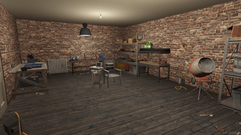 FIVEM Davis Gang Hideout | Multi-Level Apartment MLO | Interior & Exterior | Workshop & Armory | Custom Graffiti | Add-On | Optimized | Fivem Ready | High Quality — image 12