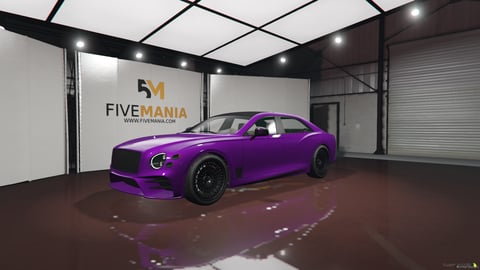 FIVEM Bentley Continental Flying Spur | Luxury Sedan [Unbadged] Add-On | HQ Interior & Exterior | Custom Wheels | Working Lights | Optimized | Fivem Ready | High Quality, image 3