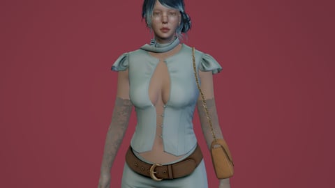 Maysha | Female Ped | Multiple Outfits | Optimized & Fivem Ready [Add-On] — image 5