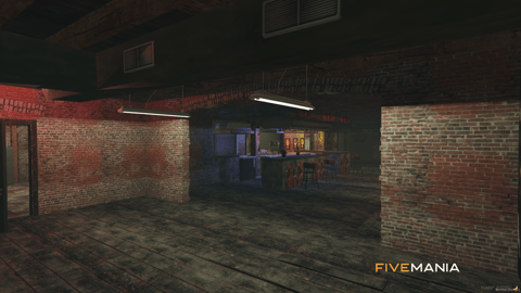 FIVEM Joe Bar Hideout | Unique Bar & Hideout MLO | Interior & Exterior | Multiple Levels | Custom Props | Add-On | Optimized | Fivem Ready | High Quality — image 23