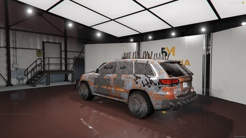 FIVEM Mammoth | Armored Post-Apocalyptic SUV [Unbadged] Add-On | Custom Armor | Spikes & Plow | Mounted Weapon | Off-Road Ready | Add-On | Optimized | Fivem Ready | High Quality, image 9