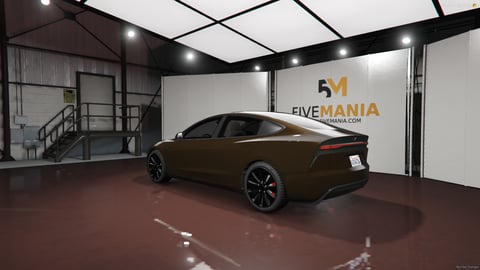 FIVEM Electron1 | Realistic Electric Sedan [Unbadged] Add-On | Interior & Exterior | Working Lights | Add-On | Optimized | Fivem Ready | High Quality, image 8