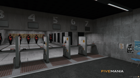FIVEM Gun Range | Ammu-Nation Gun Range MLO | Interior & Exterior | Shooting Range | Office & Classroom | Add-On | Optimized | Fivem Ready | High Quality — image 17