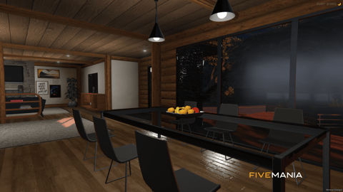 FIVEM Vinewood Hill House | Luxury Hillside MLO | Interior & Exterior | Swimming Pool | Custom Props | Add-On | Optimized | Fivem Ready | High Quality — image 8